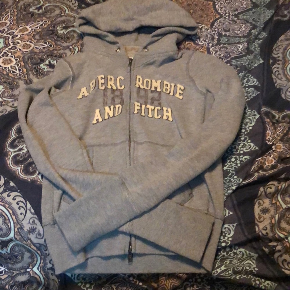 Abercrombie and Fitch Hoodie Gray